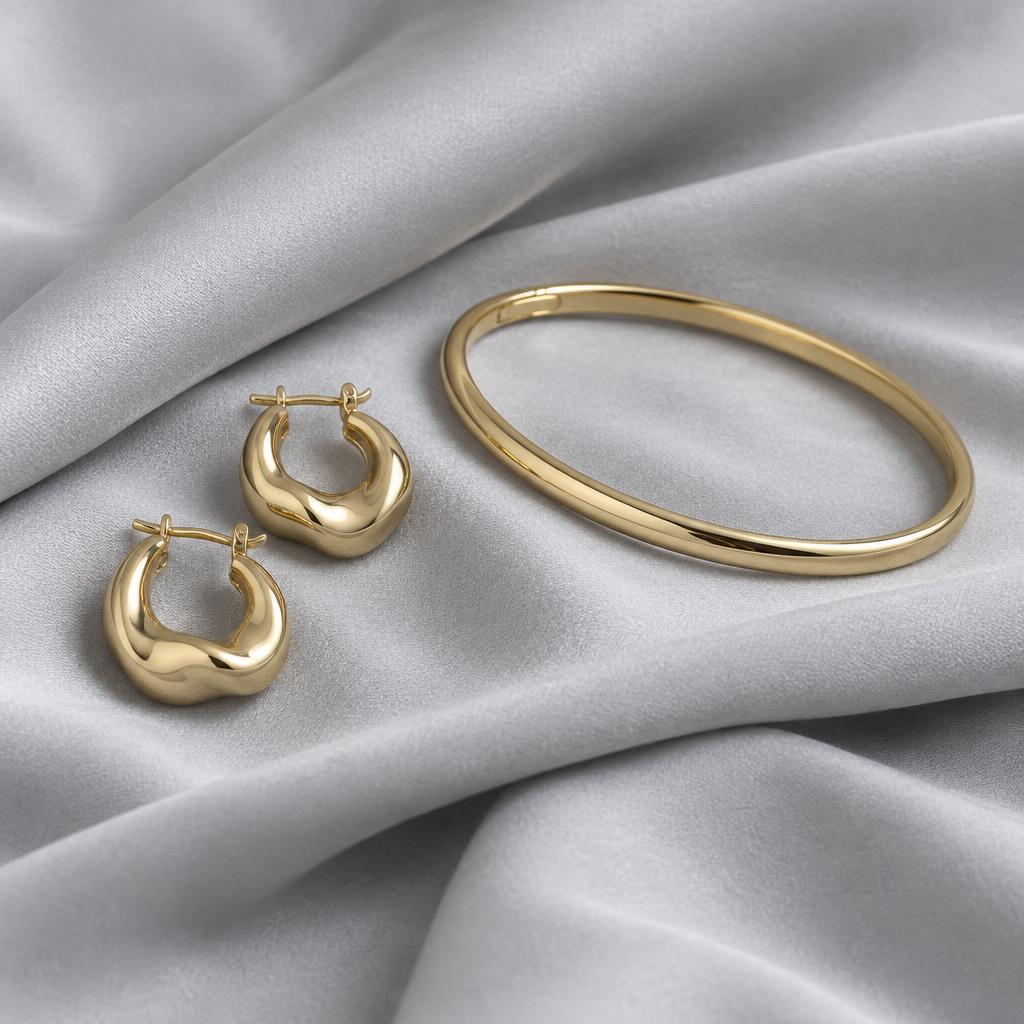 Illustrative gold accessories jewelry